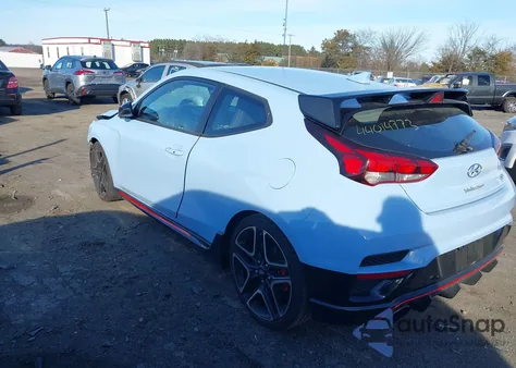 2021 Hyundai Veloster N из США, поврежденный, VIN KMHT36AH3MU010477